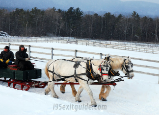 Winter Sleigh Rides in Connecticut New England Sleigh Ride | I-95 Exit Guide