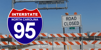North Carolina | I-95 Road Closed | I-95 Exit Guide