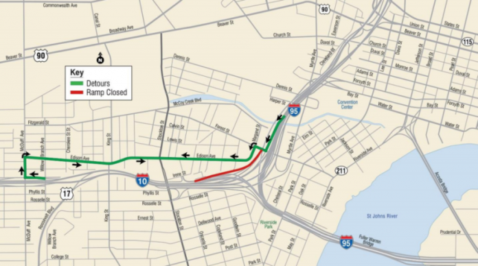 I-95 construction - Jacksonville, Florida | I-95 Exit Guide