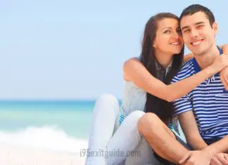 Couple on beach | I-95 Exit Guide