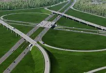 New I-95 to I-26 Flyover Ramp Opens October 22 in South Carolina I-26 at I-95 rendering | I-95 Exit Guide