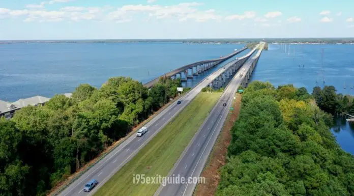 South Carolina DOT Conducts I-95 Lane Closure for Lake Marion Bridge Project I-95 Lake Marion, South Carolina | I-95 Exit Guide
