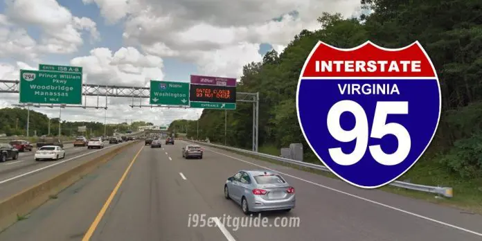 960x480-i-95-woodbridge-virginia-exit-158 Virginia I-95 Traffic | I-95 Construction | I-95 Exit Guide