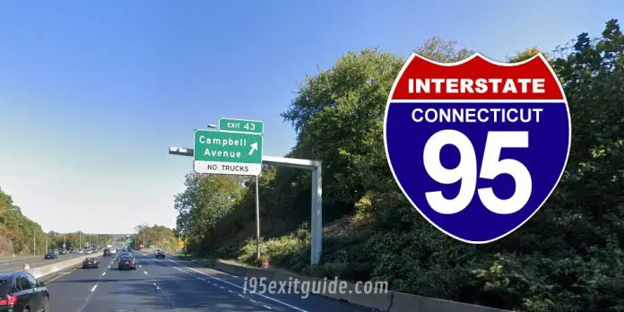 960x480-i-95-connecticut-exit-43 Connecticut I-95 Traffic | I-95 Construction | I-95 Exit Guide