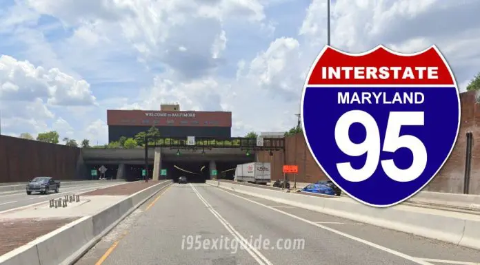 I-95 Fort McHenry Tunnel Lane Closures August 31 – September 3, 2026 Baltimore Harbor Tunnel | I-95 Exit Guide