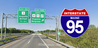 Augusta, Maine I-95 Traffic | I-95 Construction | I-95 Exit Guide