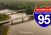 South Carolina DOT Closes I-95 Lane on Great Pee Dee River Bridge. Expect Delays South Carolina I-95 Traffic | I-95 Construction | I-95 Exit Guide