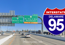 Ramp Closure of Martin Luther King Boulevard to I-95 for Lighting Installation Delaware I-95 Traffic | I-95 Construction | I-95 Exit Guide