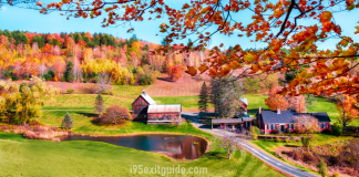 2006 Fall Foliage Prediction Map New England Fall Foliage | I-95 Exit Guide
