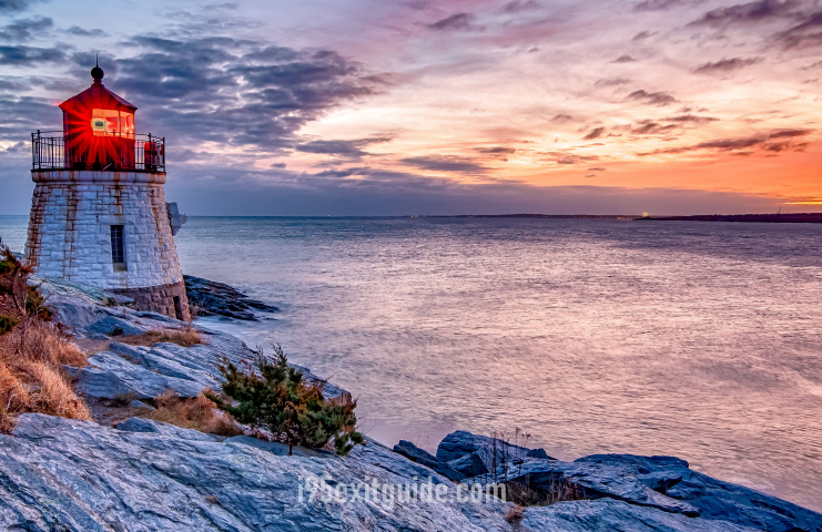 Exploring Rhode Island: 3 Single Day Road Trips from I-95 Castle Hill Lighthouse - Newport, Rhode Island | I-95 Exit Guidde