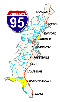 Great Overnight Stops | I-95 Exit Guide