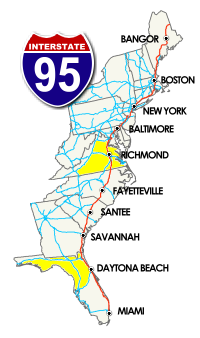 Great Overnight Stops | I-95 Exit Guide