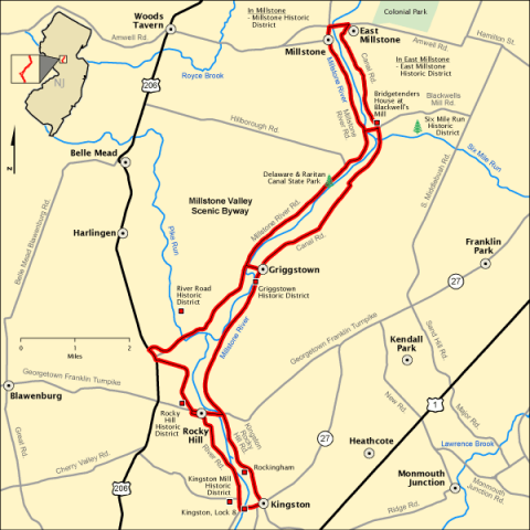 Millstone Valley Scenic Byway | I-95 Exit Guide