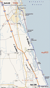 St Augustine Coastline | I-95 Exit Guide