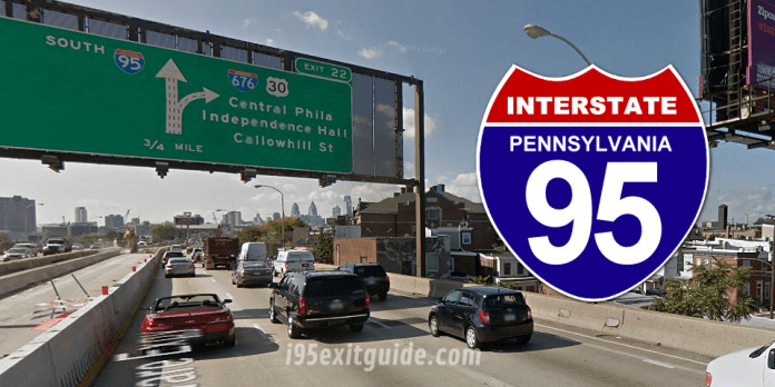 Pennsylvania I-95 Traffic | Pennsylvania I-95 Construction | Philadelphia Pennsylvania | I-95 Exit Guide