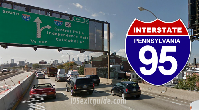 Pennsylvania I-95 Traffic | Pennsylvania I-95 Construction | Philadelphia Pennsylvania | I-95 Exit Guide