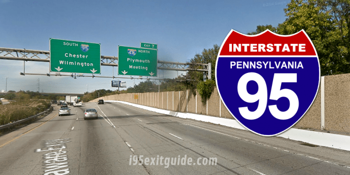 I-95 Traffic | I-95 Construction | Pennsylvania South | I-95 Exit Guide