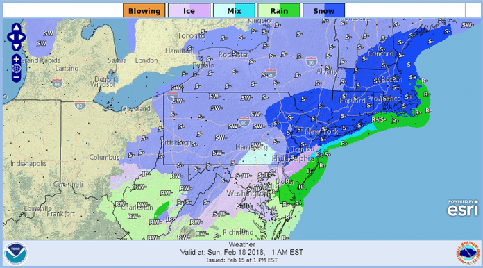 Winter Storm | I-95 Exit Guide