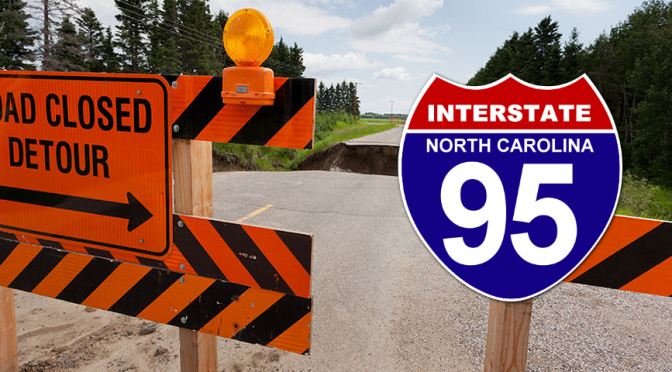 North Carolina Road Closed | I-95 Exit Guide