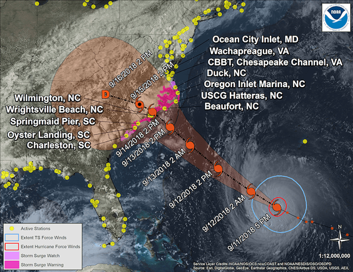 Hurricane Florence | I-95 Exit Guide