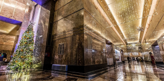 Empire State Building Lobby at Christmas | I-95 Exit Guide