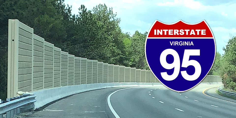 Virginia Sound Wall | I-95 Exit Guide