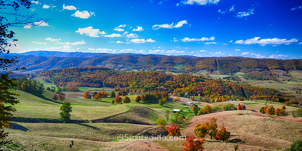 Virginia Fall Foliage | I-95 Exit Guide