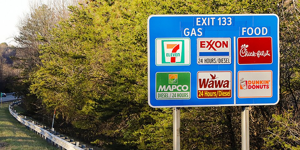 Logo Signs | I-95 Exit Guide