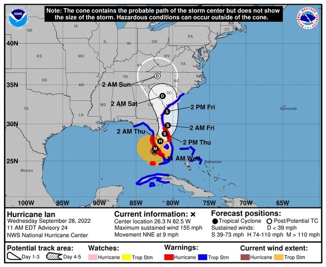 Hurricane Ian | I-95 Exit Guide