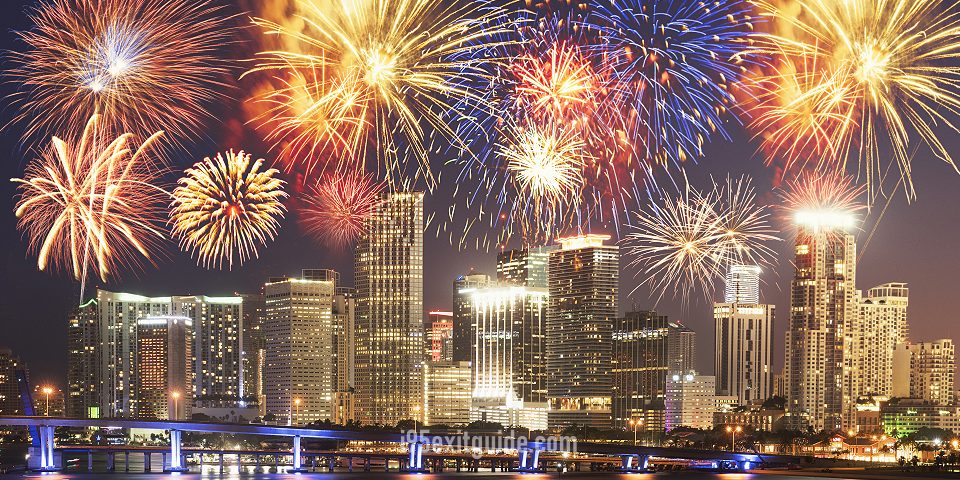 Fireworks over Miami, Florida | I-95 Exit Guide