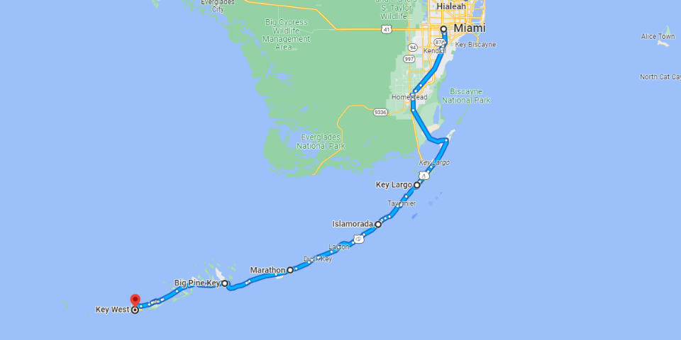 Miami to Key West Road Trip | I-95 Exit Guide