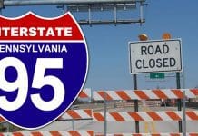 Pennsylvania I-95 Closed | I-95 Exit Guide