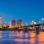 Richmond, Virginia Skyline on the James River | I-95 Exit Guide