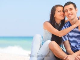 Couple on beach | I-95 Exit Guide