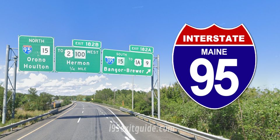 Bangor, Maine I-95 Traffic | Maine I-95 Construction | I-95 Exit Guide