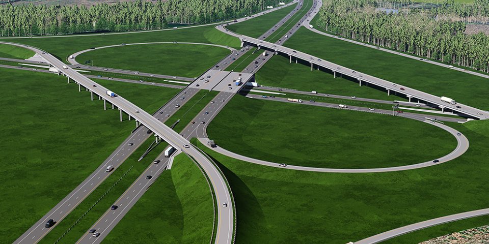 I-26 at I-95 rendering | I-95 Exit Guide