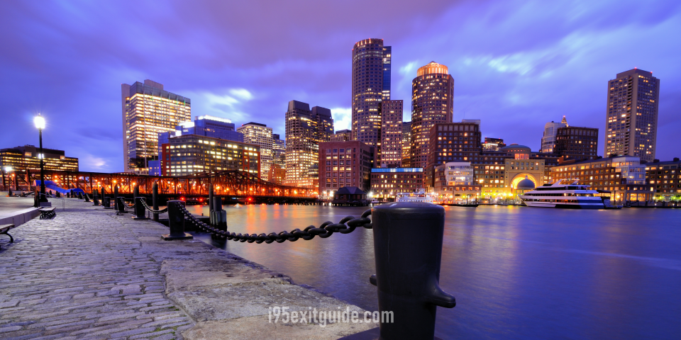 Boston Harbor view | I-95 Exit Guide