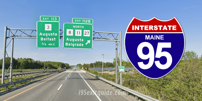 Augusta, Maine I-95 Traffic | I-95 Construction | I-95 Exit Guide