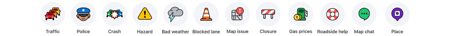 Waze Icon legend